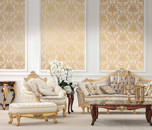 Обои в интерьере артикул Flos 1 003, Flos, Milassa Обои в интерьере артикул Flos 1 003, Flos, Milassa